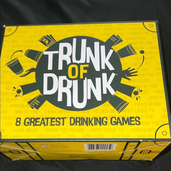 Trunk of Drunk Party Game Set - Yellow - Picture 1 of 3